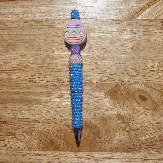 Easter Egg Rhinestone Pen- Blue