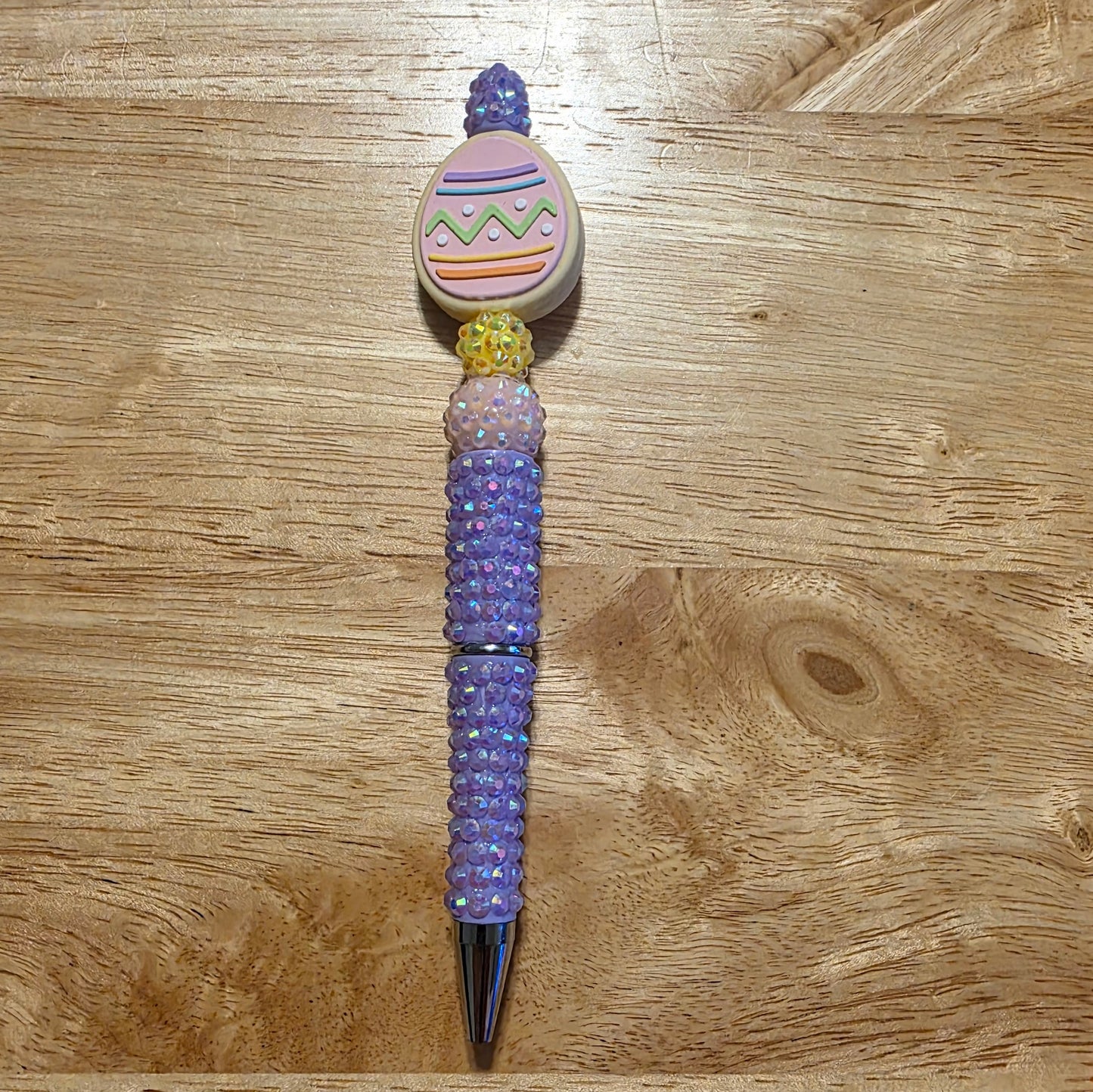 Easter Egg Rhinestone Pen- Purple